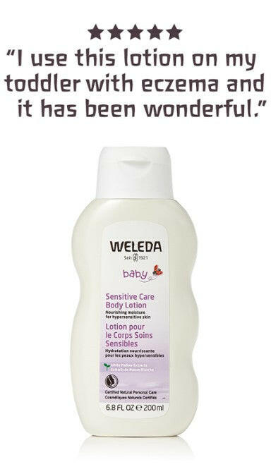 Weleda Baby Sensitive Care body lotion oz/200mL)