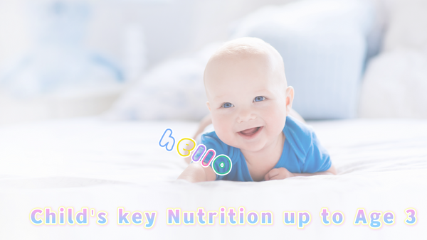No more or less, Children's Nutrition needs up to Age 3
