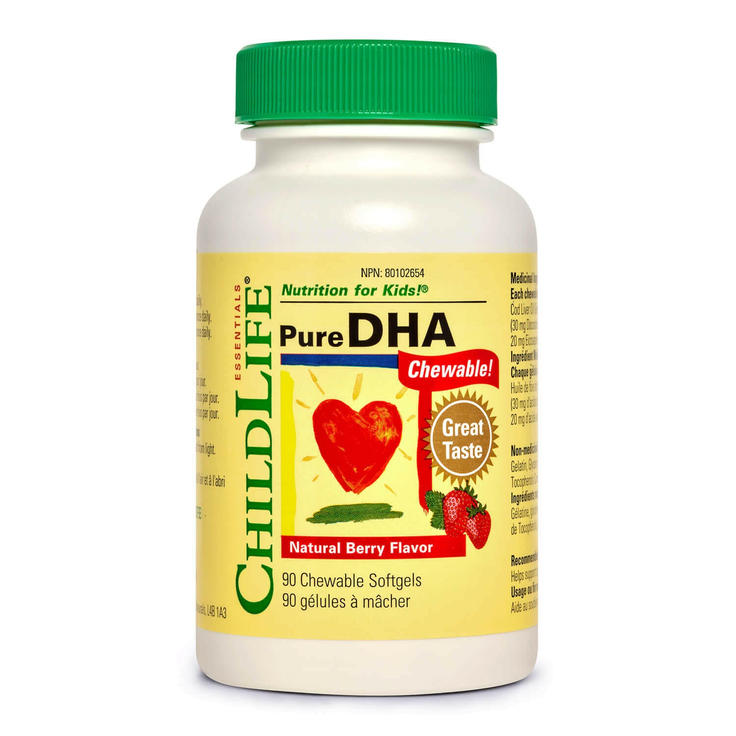 ChildLife Pure DHA（90 粒咀嚼軟膠囊） 