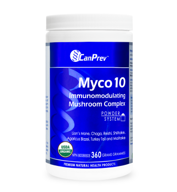 CanPrev Myco10 Immunomodulating Mushroom Complex (360g)