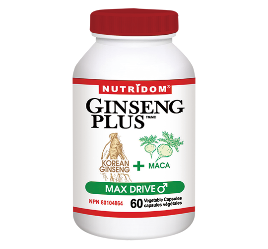 Nutridom Ginseng Plus Max Drive (60 Vcaps)