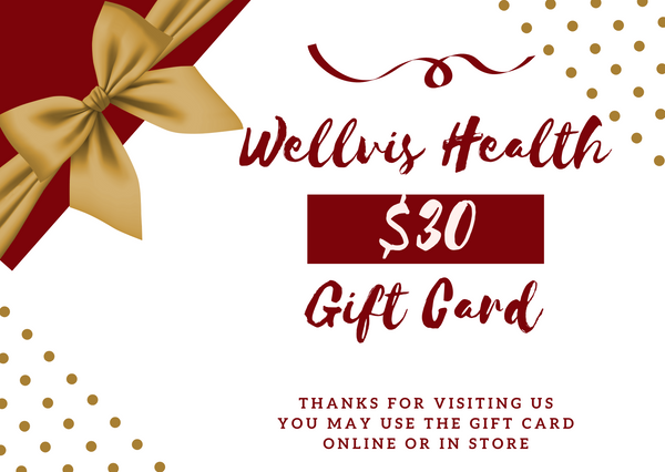 Wellvis $30 Gift Card