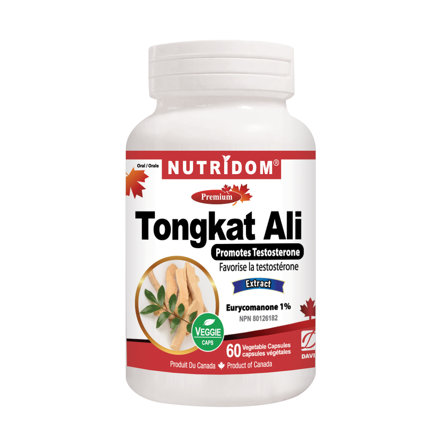 Nutridom Tongkat Ali, 200 mg (60 vcaps)