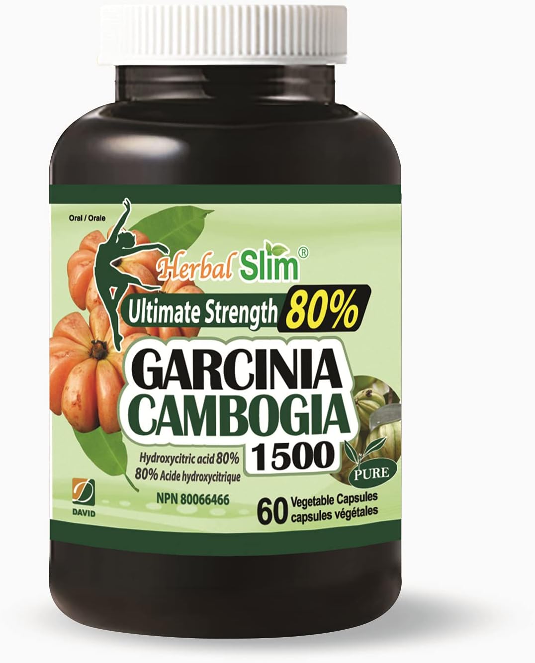 Herbal Slim Garcinia Cambogia 1500 (80% HCA) 60 Vcaps