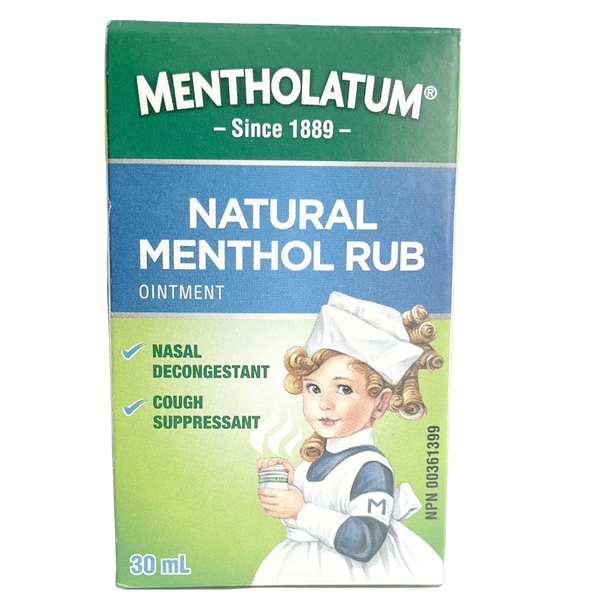 Mentholatum Jar Natural Menthol Rub Ointment