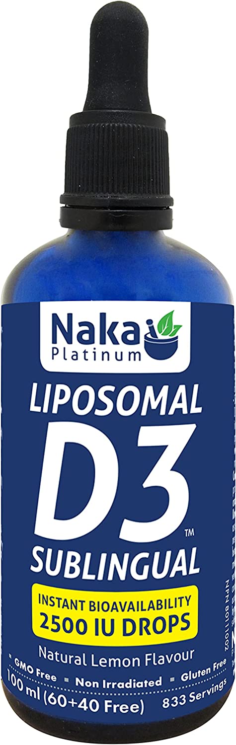 Naka Platinum Liposomal D3 sublingual drop (100mL)