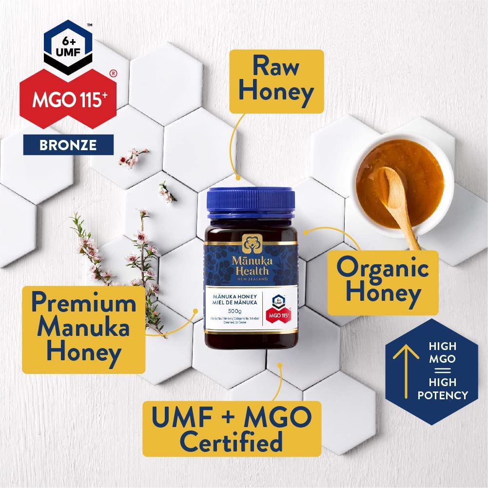 Manuka Health Manuka Honey MGO 115+ | UMF 6+