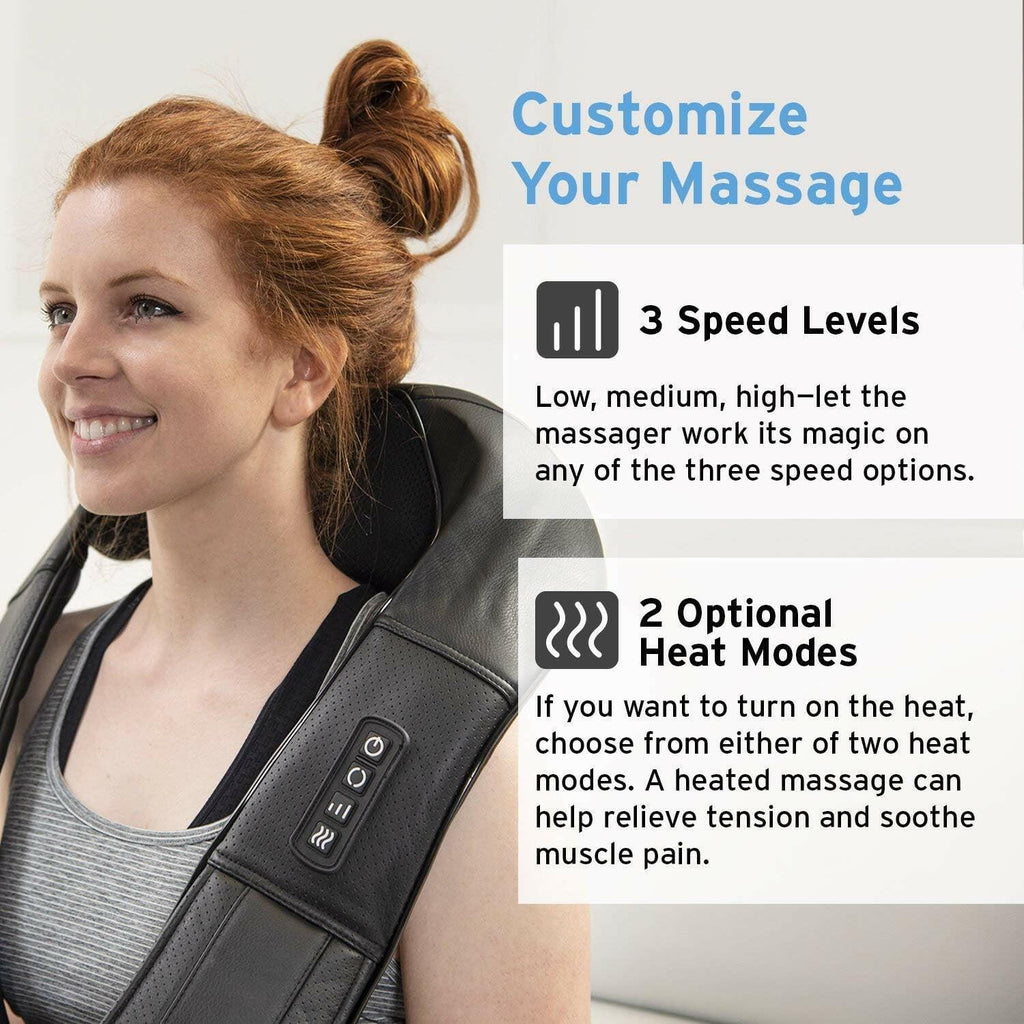 Etekcity Cordless Neck Back Massager with Heat - VeSync Store