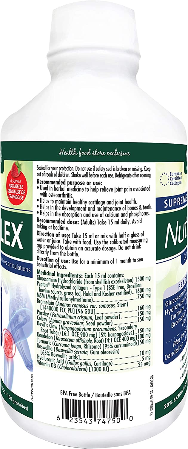 Naka Nutri Flex SUPREME (500 ml) - Raspberry flavor