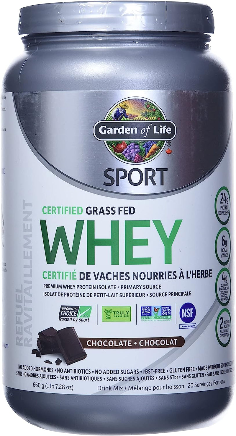 Garden of Life Sport Certified grass whey protein