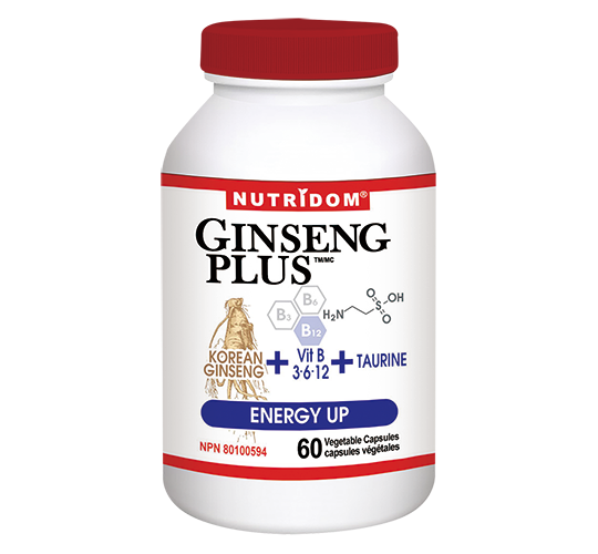 Nutridom Ginseng Plus Energy up (60 Vcaps)