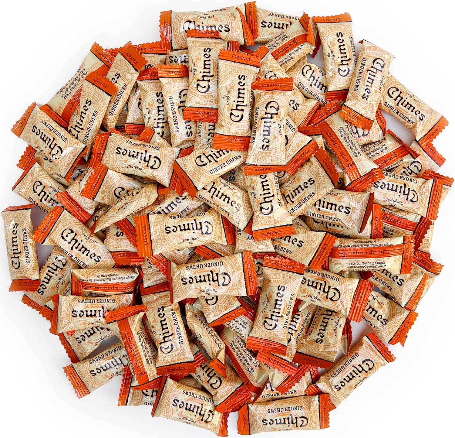 Chimes Chewy Ginger Candy - Orange flavor(42.5g)