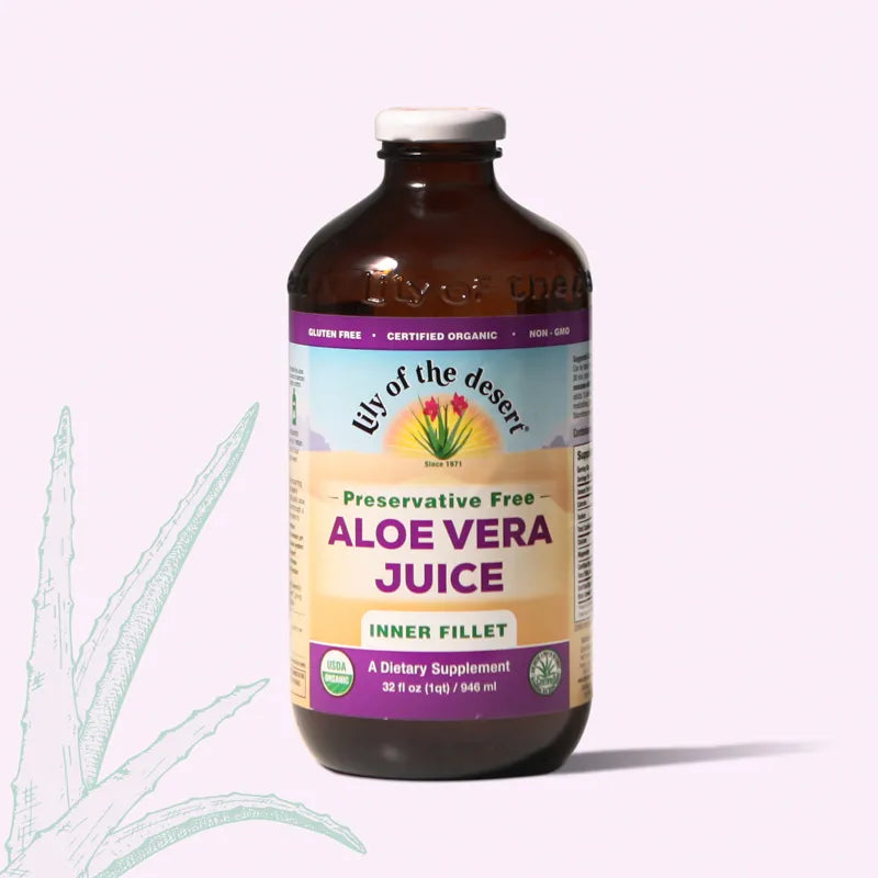 Lily of the desert Preservative Free Inner Fillet Aloe Vera Juice (946ml)
