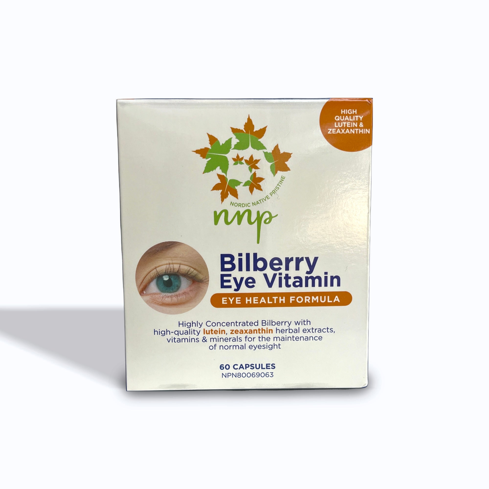 Nordic Native Pristine NNP Bilberry Eye Vitamin (60 caps)
