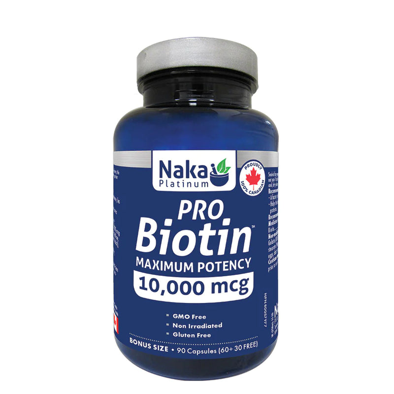 Naka Platinum Pro Biotin 10,000mcg (90 caps)