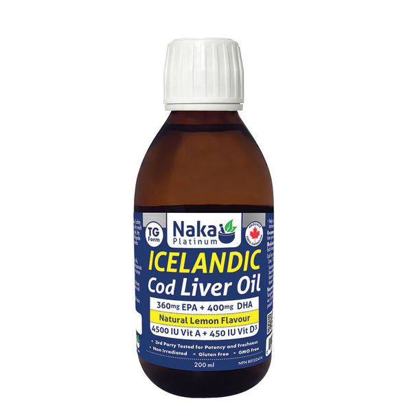 Naka Platinum Icelandic Cod Liver Oil-200