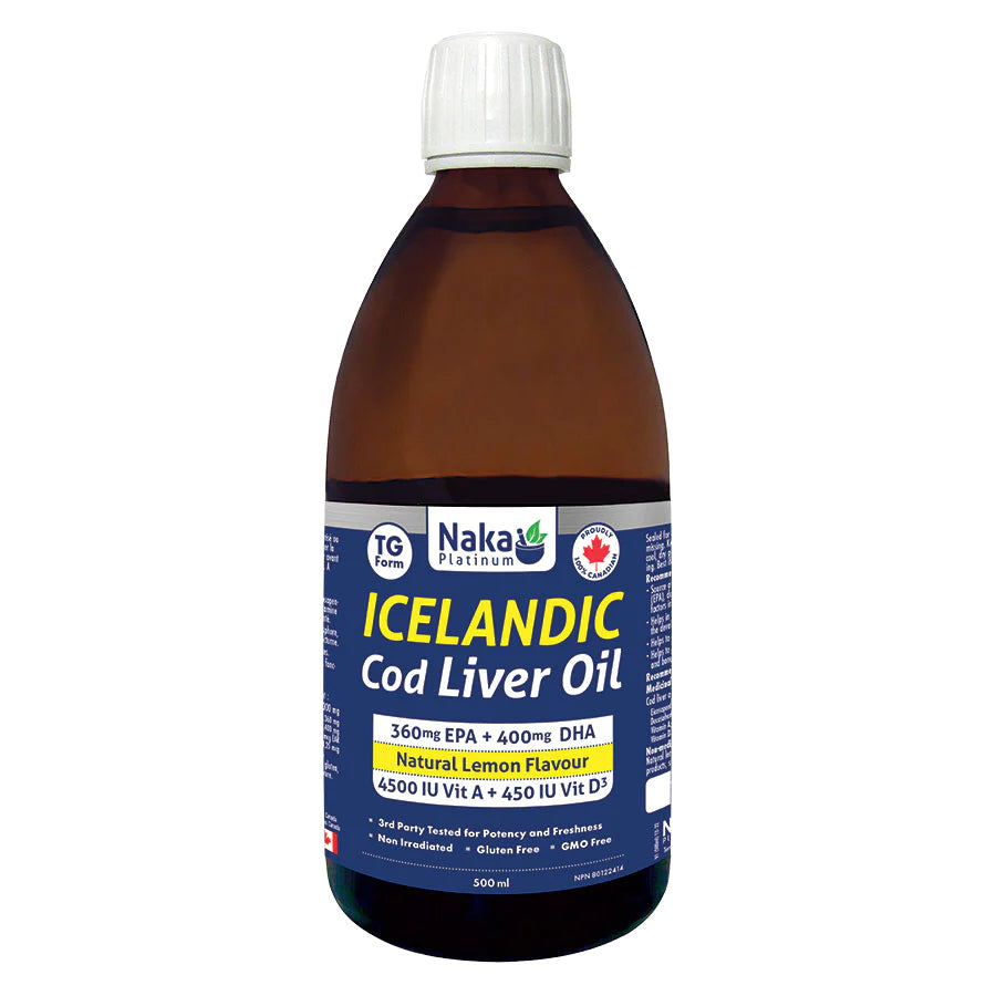 Naka Platinum Icelandic Cod Liver Oil - 500