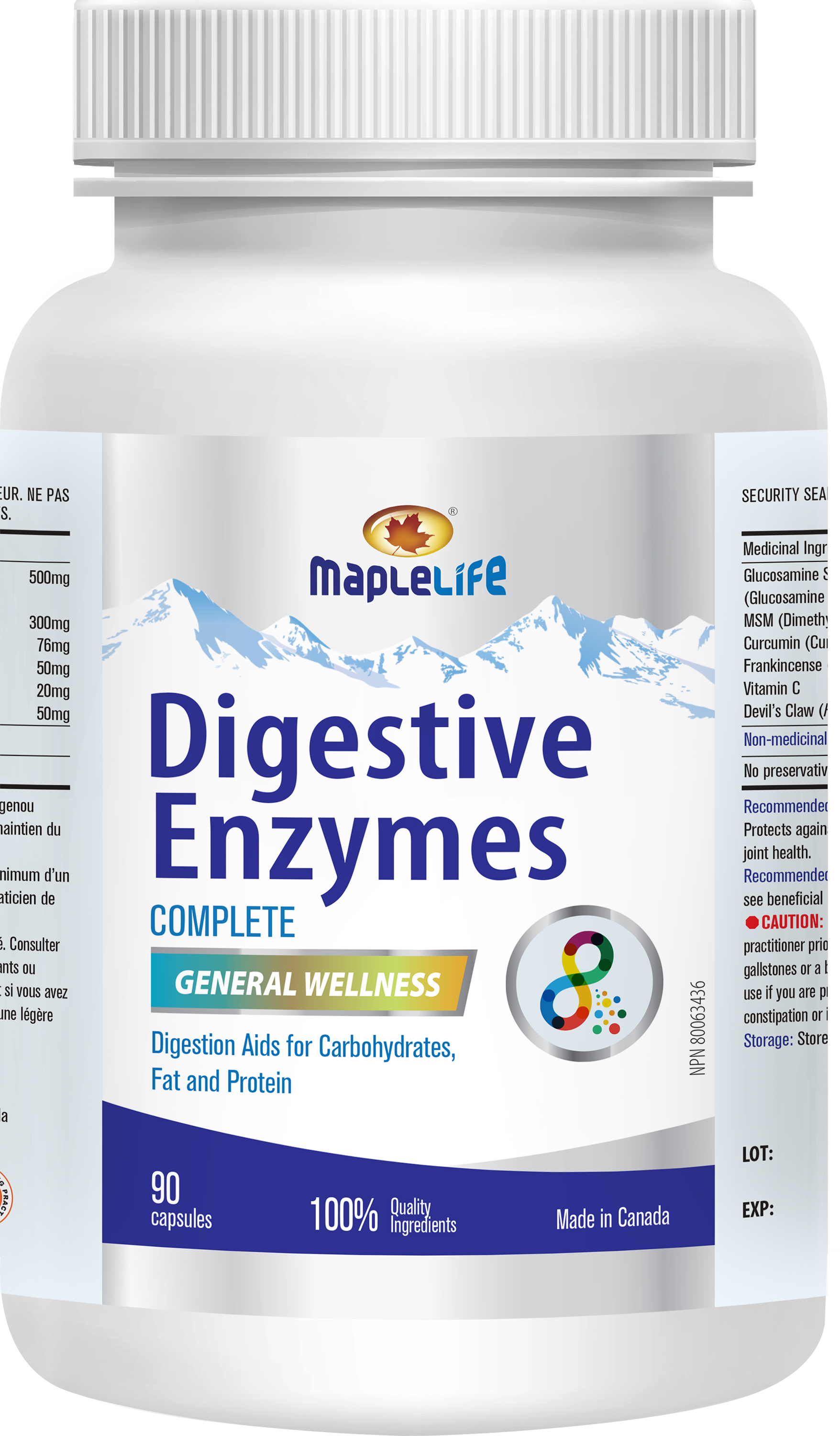 Maplelife Digestive Enzymes (90 Capsules)