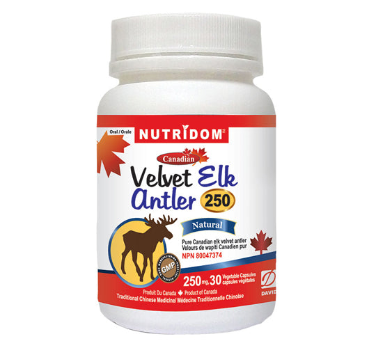 Nutridom Velvet Elk Antler 250mg (30 Vcaps)