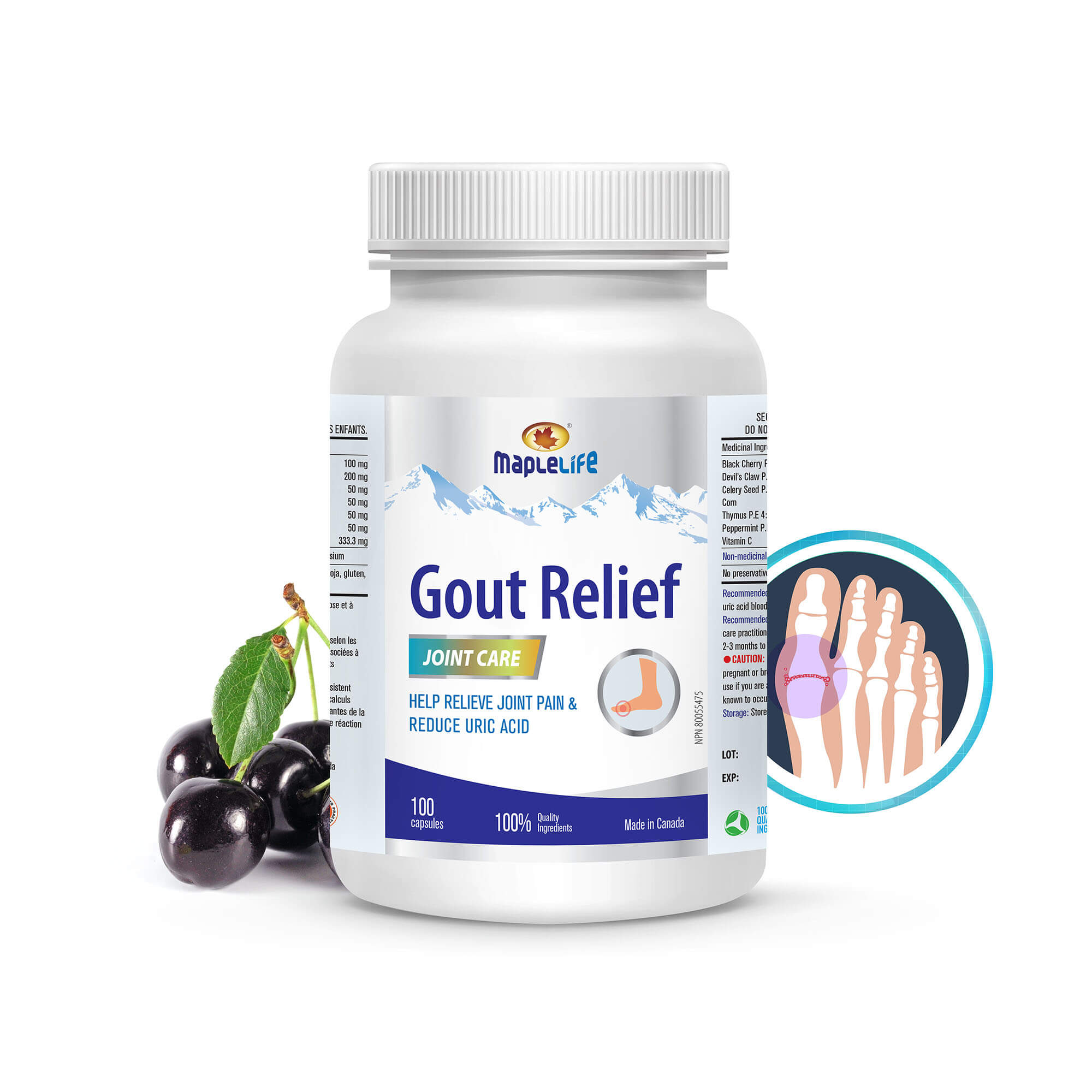 Maplelife Gout Relief (100 Caps)