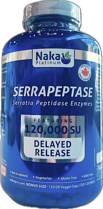 Naka Platinum Serrapeptase delayed release