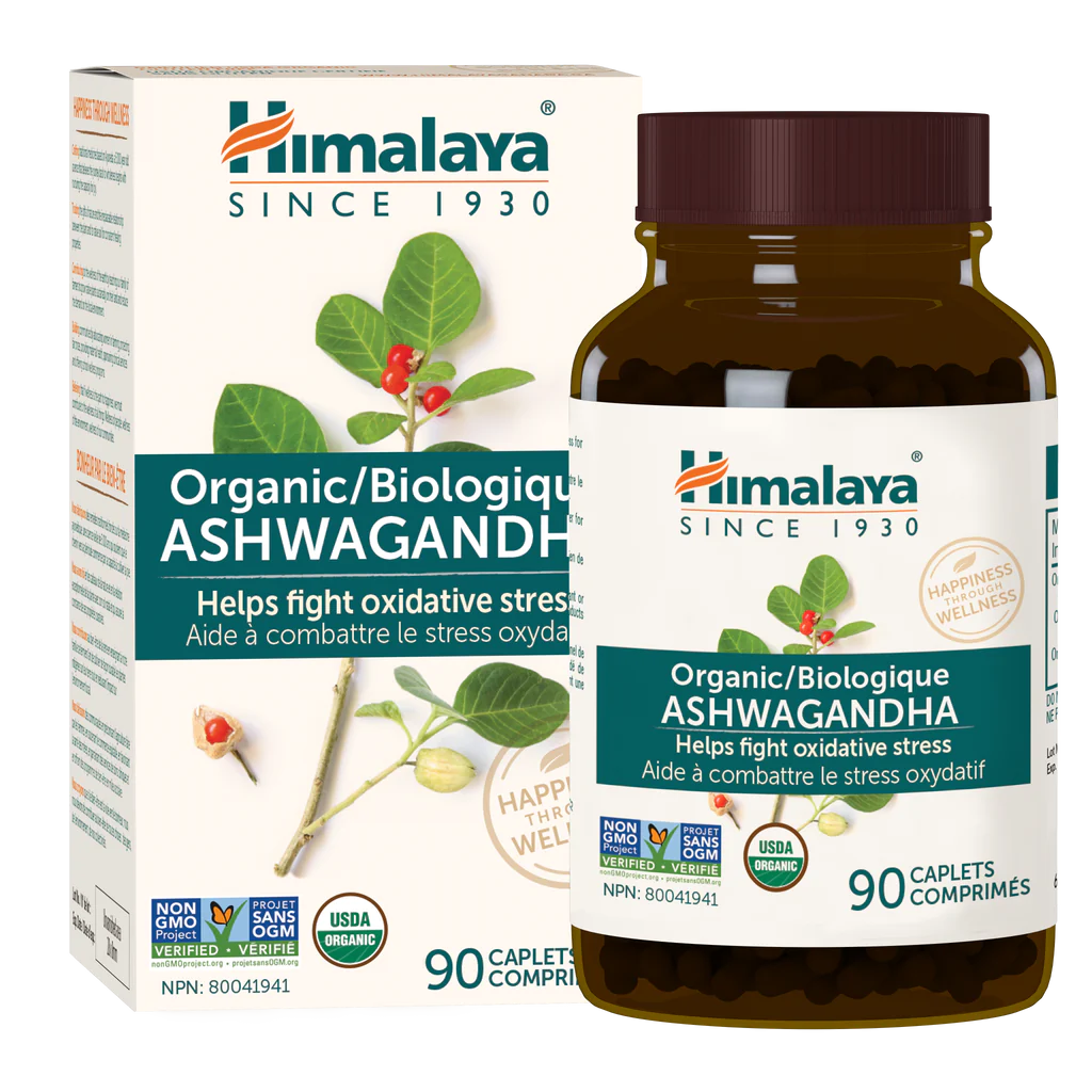 Himalaya Organic Ashwagandha (90 caplets)