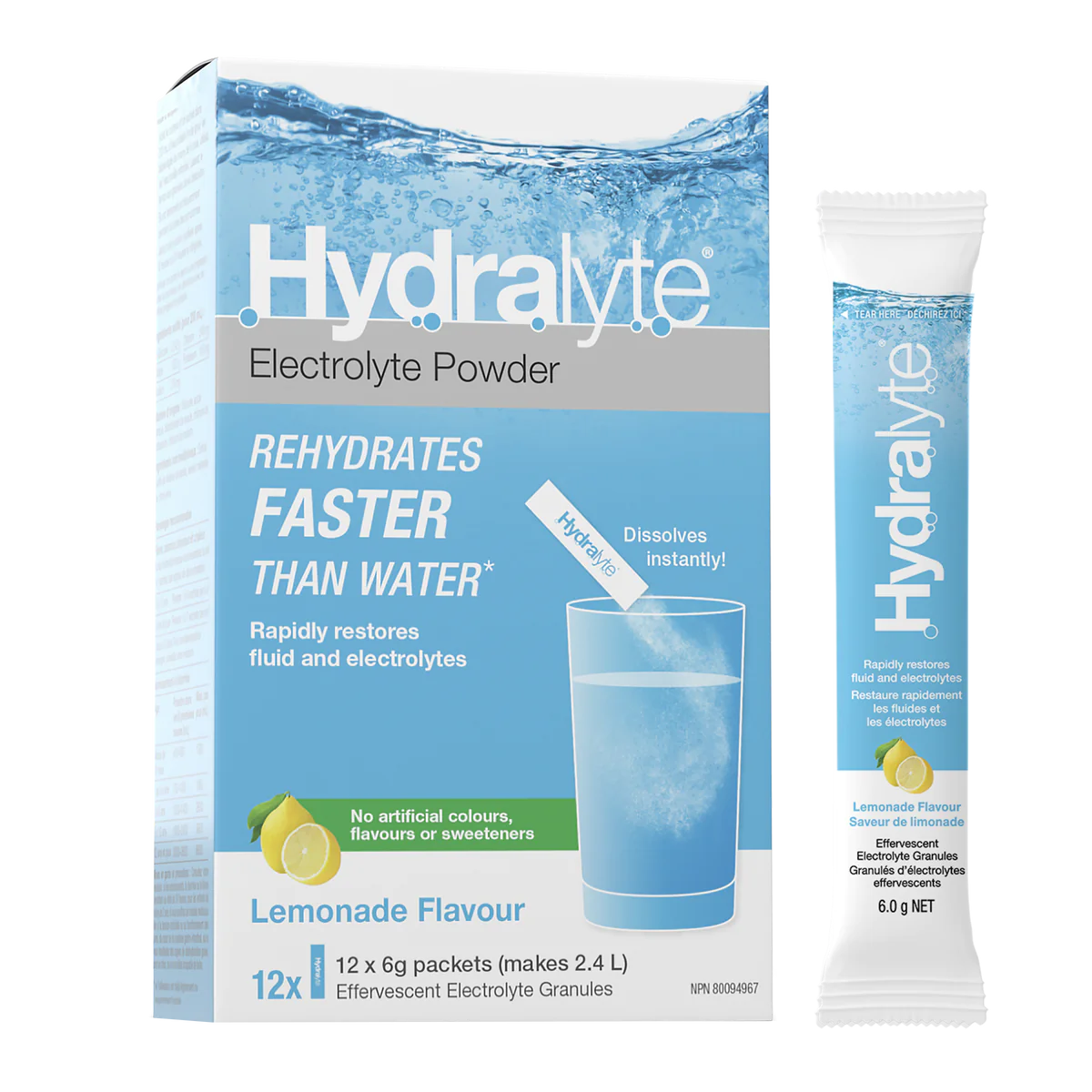 Hydralyte Electrolyte Granules (12 X 6g packets)