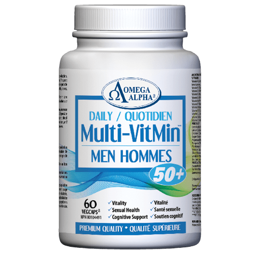 Omega Alpha Daily Multi-VitMin Men 50+(60 vcaps)