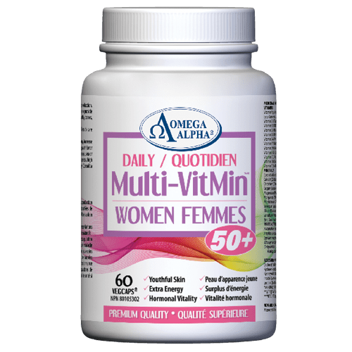 Omega Alpha Daily Multi-VitMin Women 50+(60 vcaps)