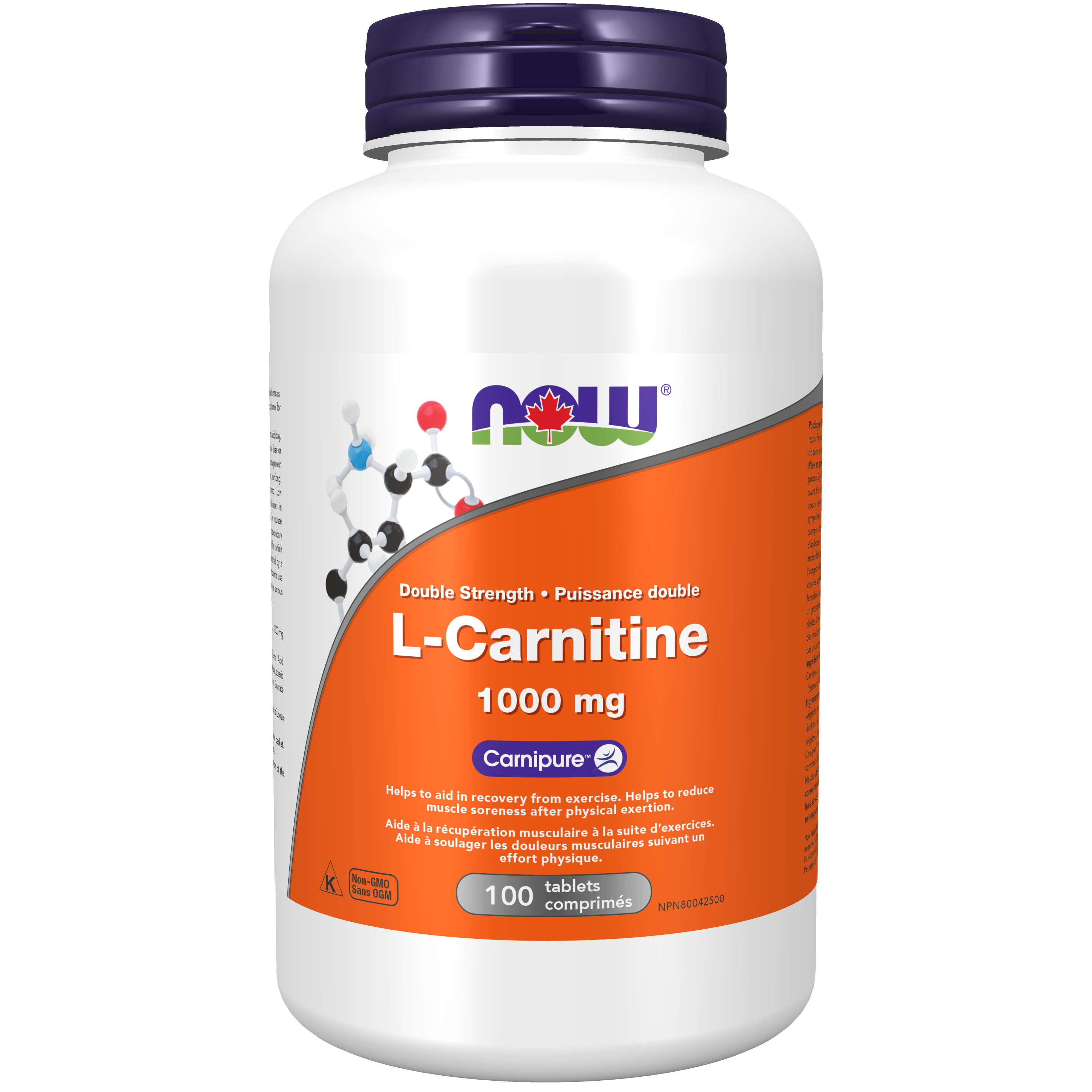NOW L-Carnitine 1,000 mg (100 Tablets)