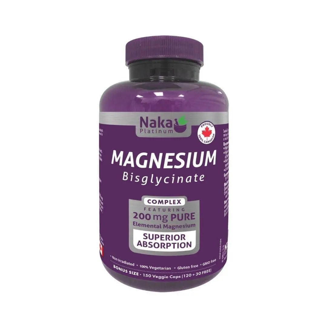 Naka Magnesium Bisglycinate 200mg (150caps)