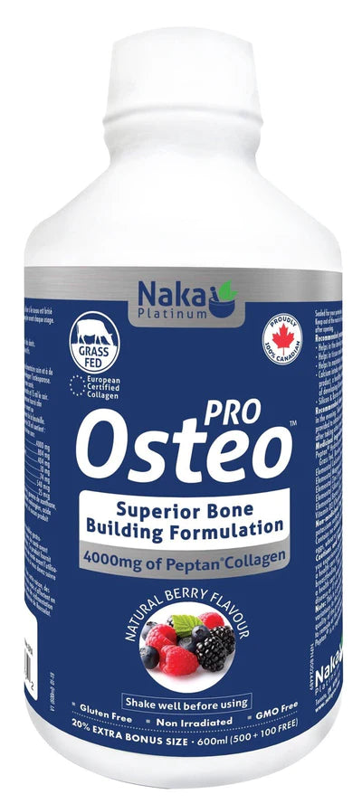 Naka Platinum Pro Osteo - 天然莓果（600 毫升）