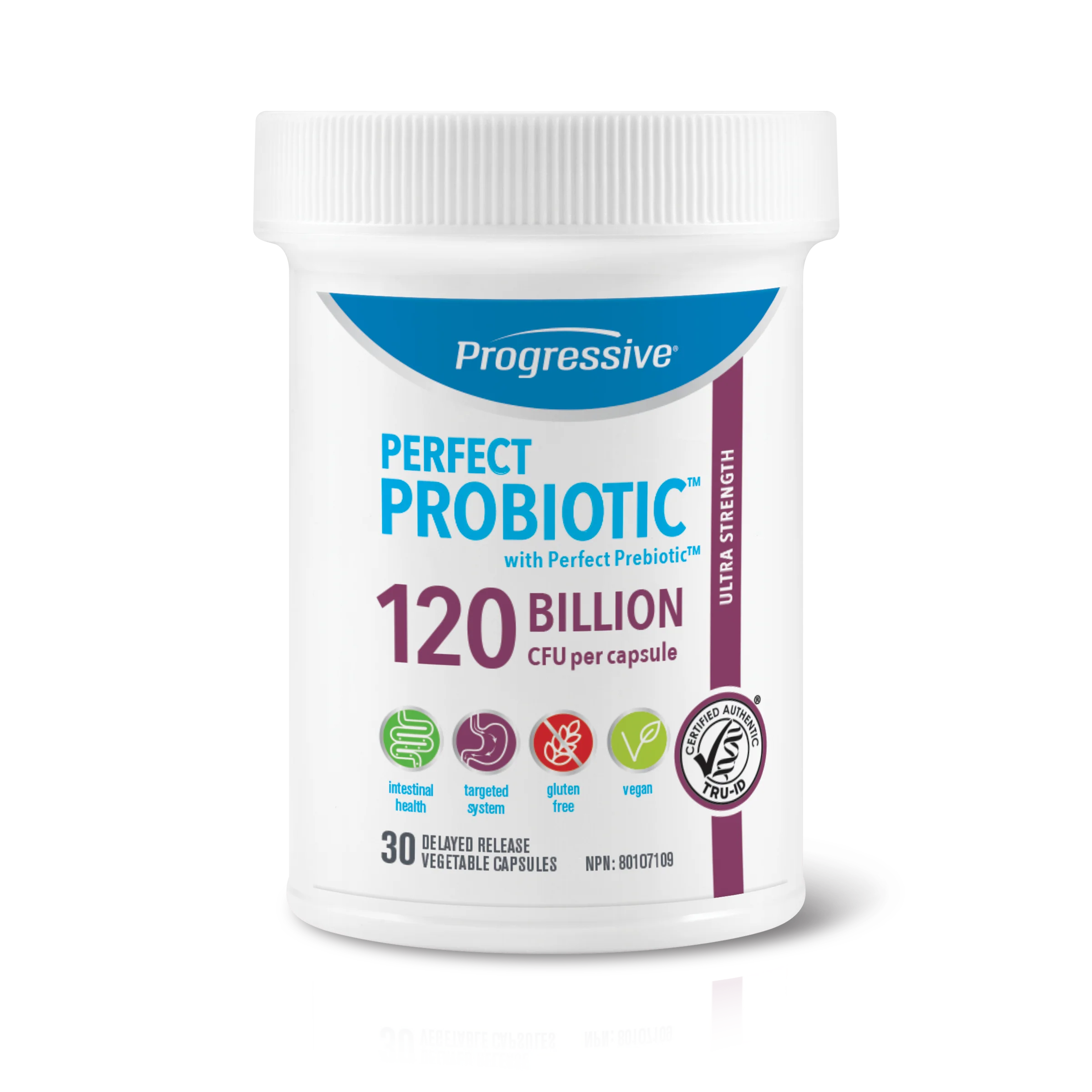Progressive Perfect Probiotics 120 billion (30 vcaps)