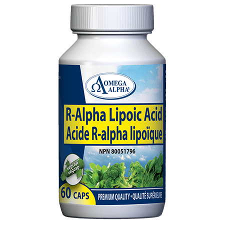 Omega Alpha R-Alpha Lipoic Acid (60 vcaps)
