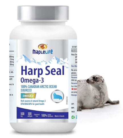 Maplelife Harp Seal Oil 500mg (300 Softgels)