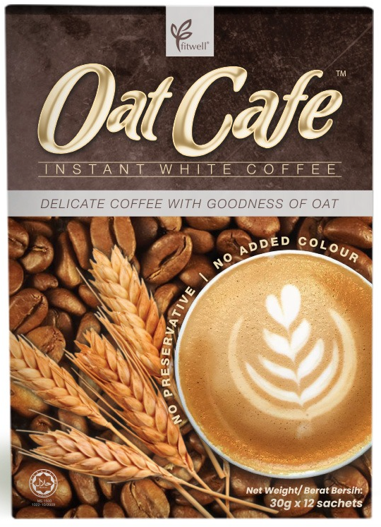 Oat Cafe - Instant White Coffee (30g x 12 sachets)