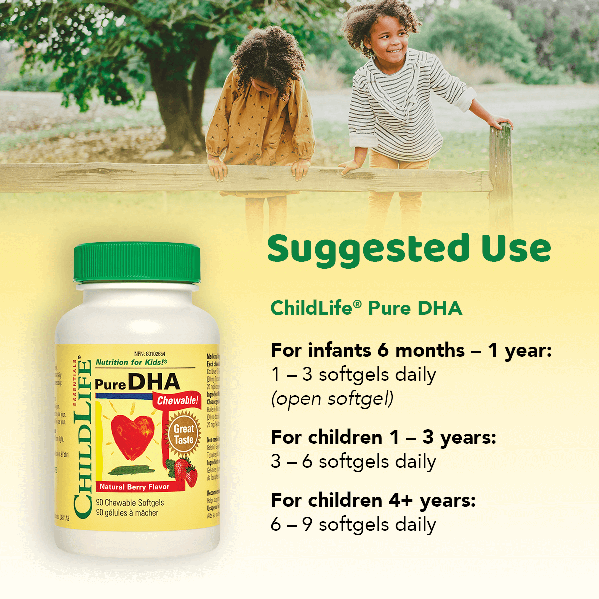 ChildLife Pure DHA（90 粒咀嚼軟膠囊） 