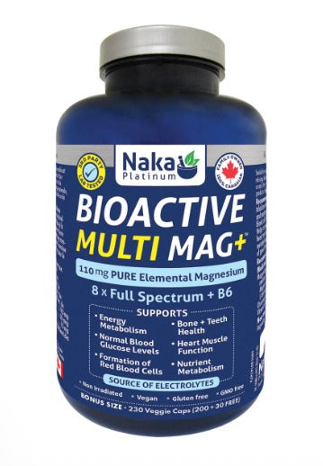 Naka Platinum BIOACTIVE MULTI MAG+(230 vcaps)