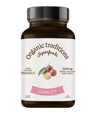 Organic Traditions Camu C Berry Powder  (90 Vcaps)