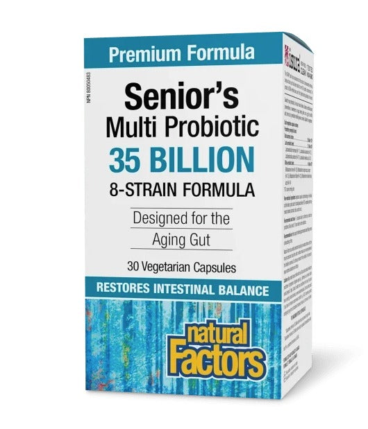 Natural Factors Seniors Multi Probiotic 35 Billion (30 vcaps)