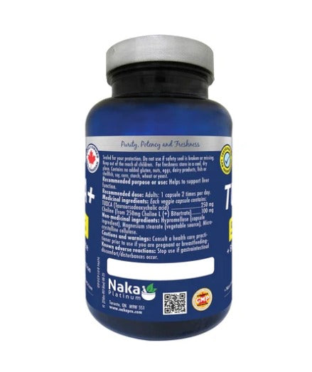 Naka TUDCA+ 500mg (60 vcaps)