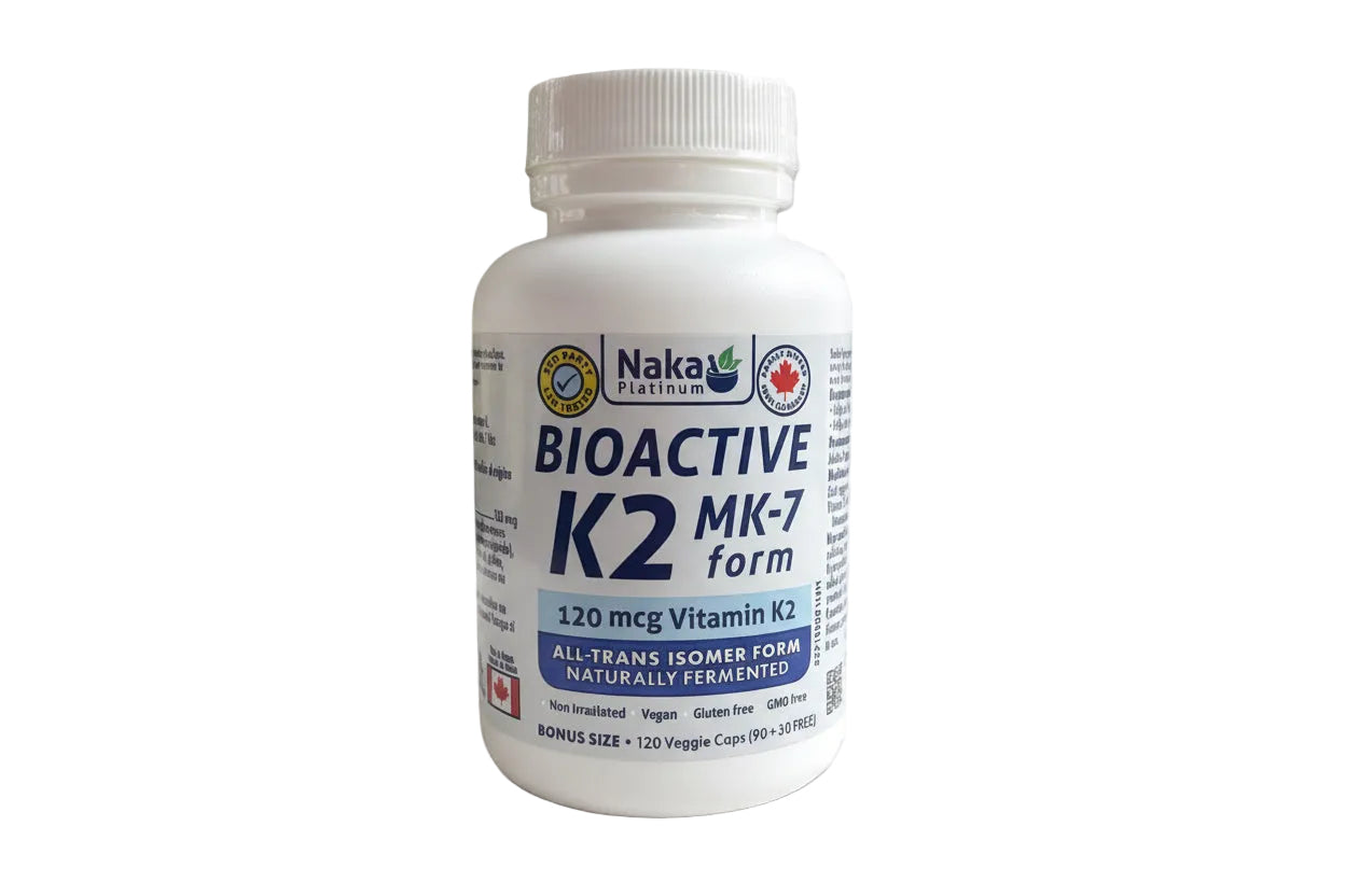 Naka Bioactive K2 (Mk-7 Form) 120mcg (120 Vcaps)