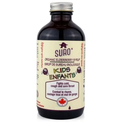 SURO Organic Elderberry Syrup for Kids  (118mL)