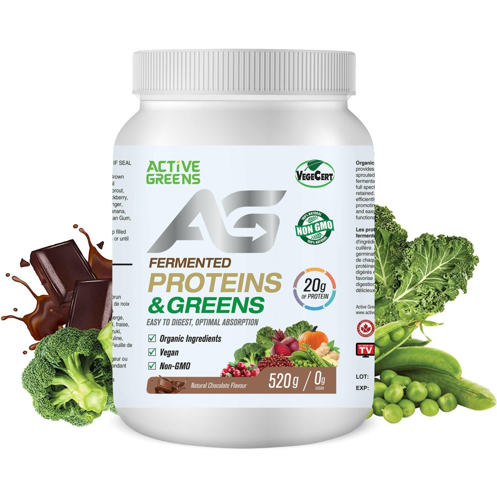 Active Green Pro Fermented Proteins (520 g)