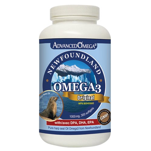 AdvancedOmega Newfoundland Omega - 3 (Seal Oil) 1000mg (300 Softgels)