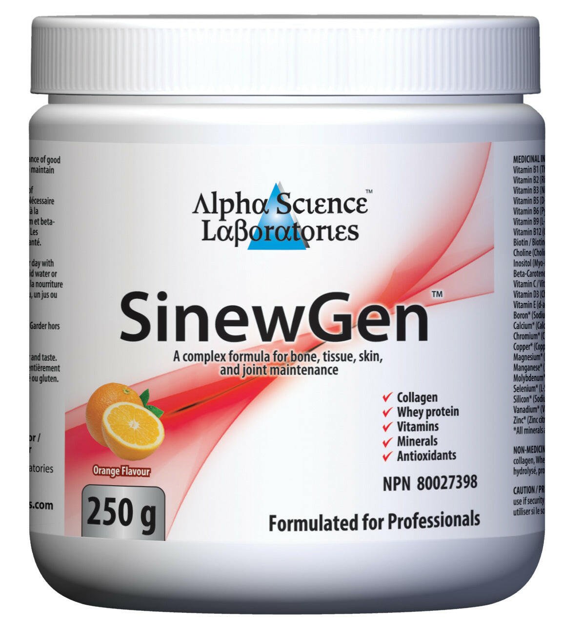 Alpha Science Lab SinewGen | Orange Flav (500 g)