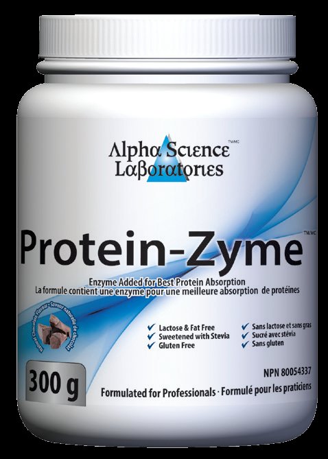 Alpha Science Laboratories Protein - Zyme - Chocolate/Vanilla (300 g)