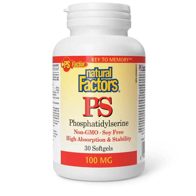 Natural Factors PS Phosphatidylserine 100 mg (30 softgels)