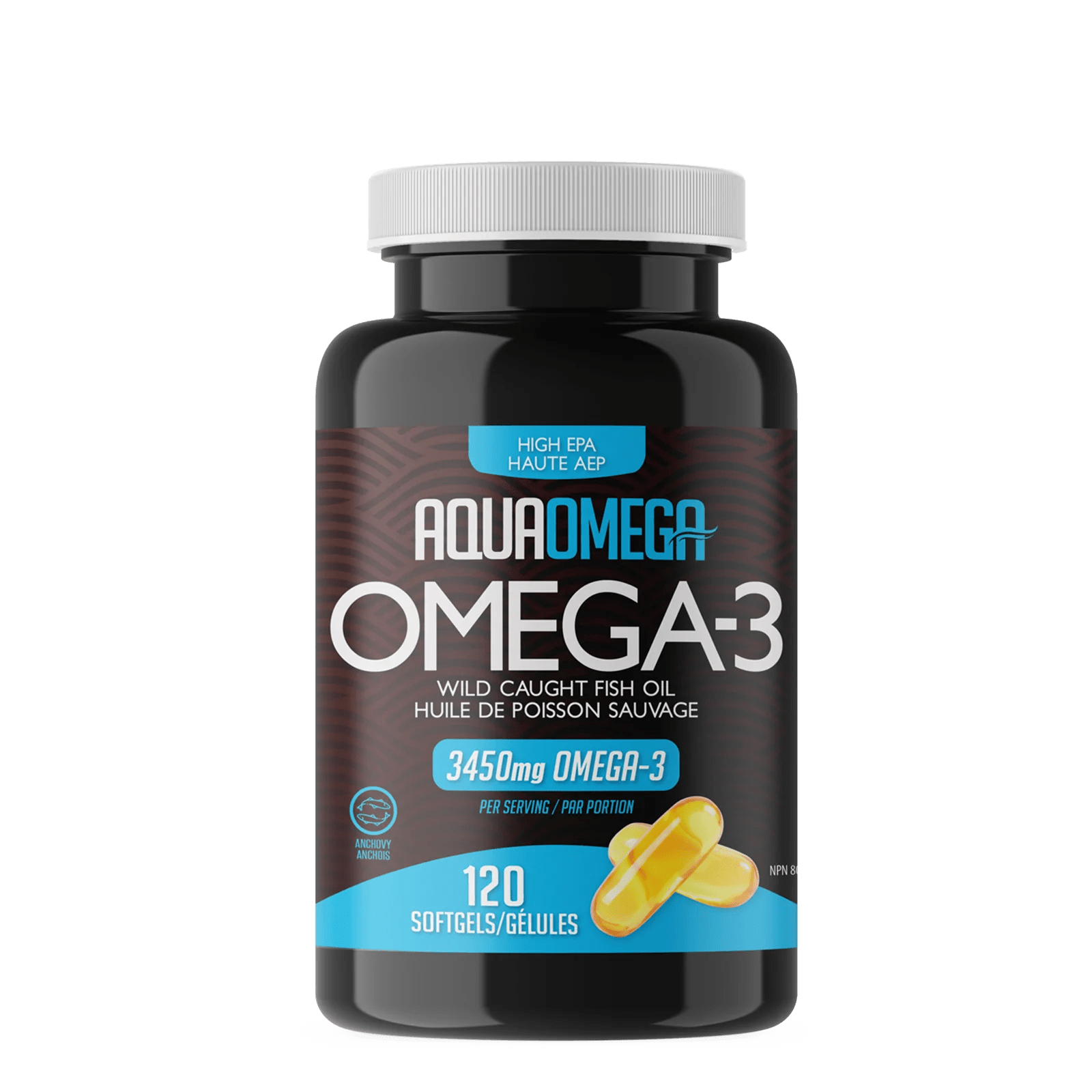 AquaOmega 5X Ultimate Strength EPA Softgels (120's)