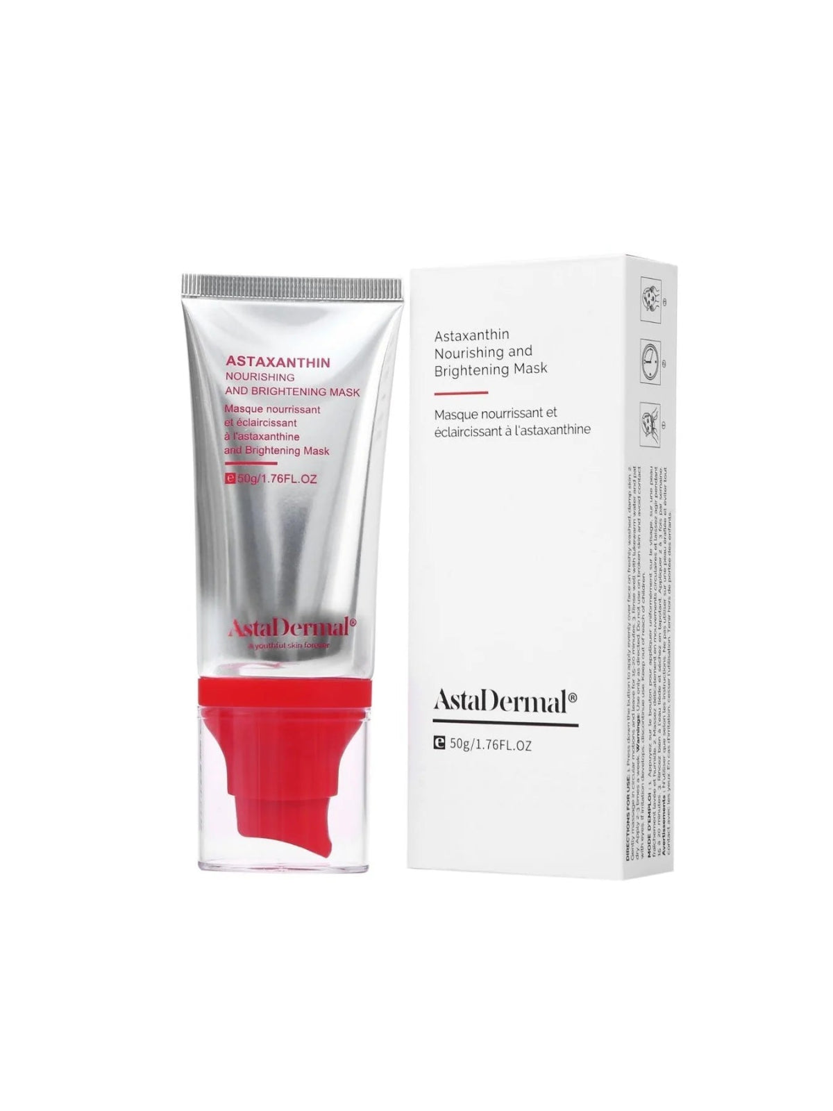 AstaDermal - Astaxanthin Nourishing and Brightening Mask (50g/box)